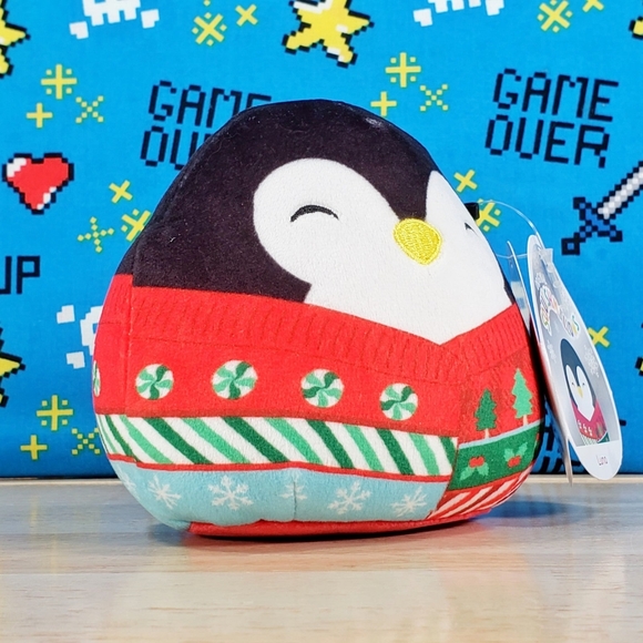 Squishmallow Luna the Penguin 5" UltraSoft Stuffed Christmas Holiday Plush NWT - Picture 2 of 12